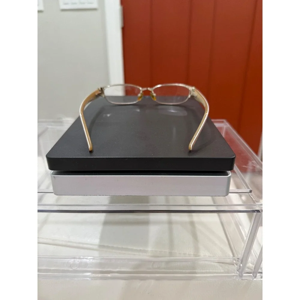 Kate Spade 9030 Women Reading Glasses Gold Peach Polka Dot Frames +2.00 Strength